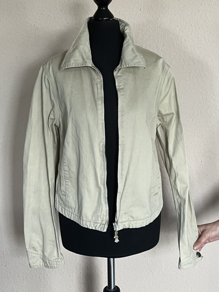 GAP Übergangsjacke heller Jeans Stoff Gr.38 Beige