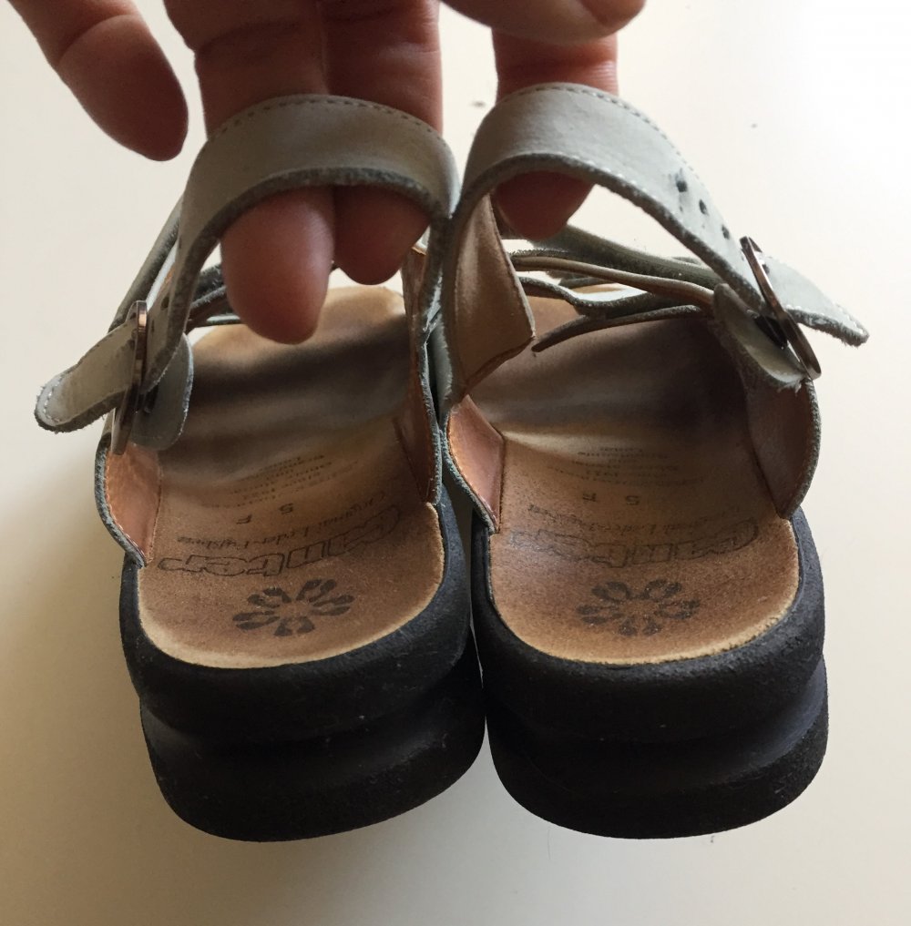 Ganter Leder Sommer Sandalen mit Fußbett Gr.38 mintgrün