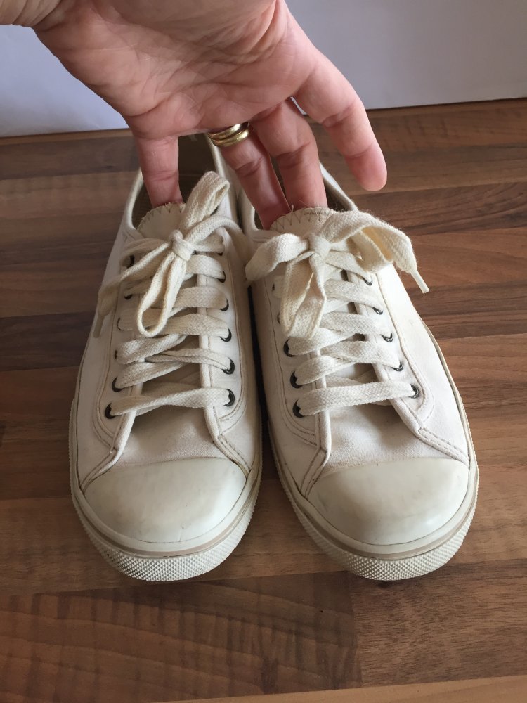 GAP Sommer Stoff Turnschuhe Gr.39 Creme Farben