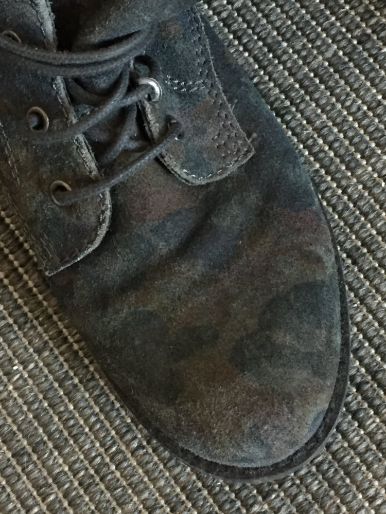 S.Oliver Wildleder Stiefeletten Gr.38 mit Profil Sohle gefüttert Camouflage