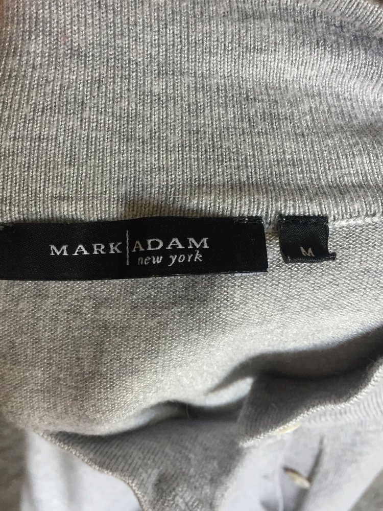 Mark Adam New York Feinstrick Cardigan Gr. M hellgrau