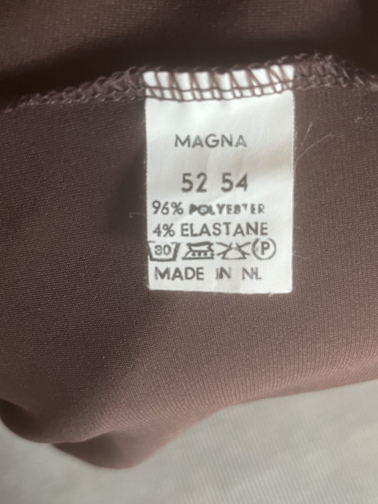 Manga Träger Hängerchen Shirt Gr.50 braun luftig leicht