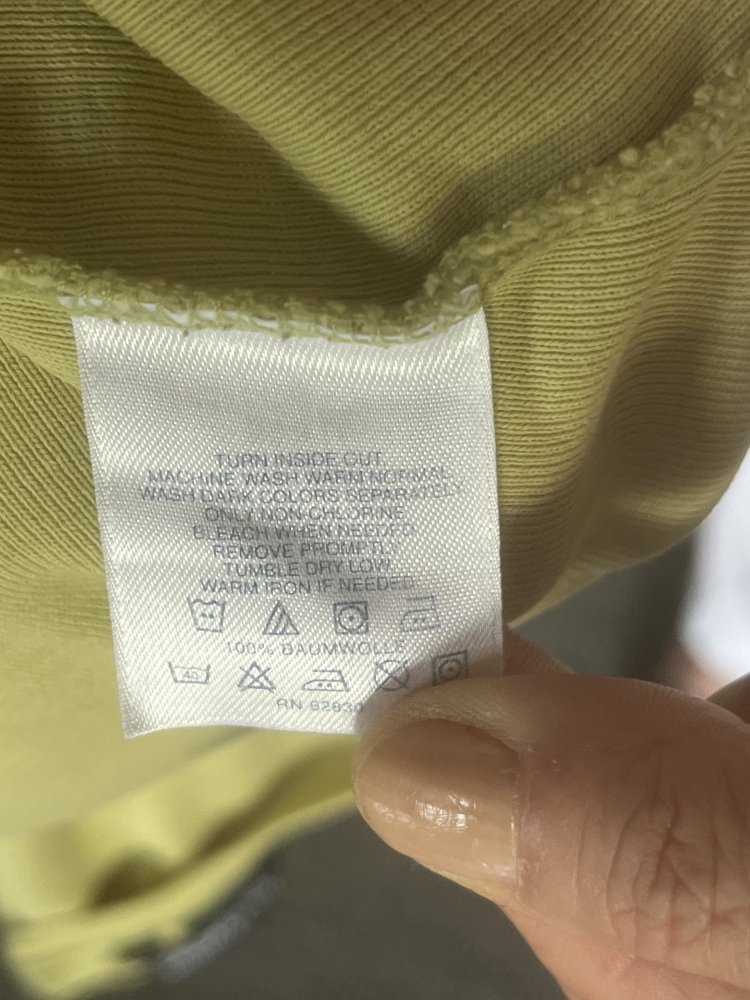 2er Paket Lands End Langarm Shirt Gr.M/L helles Apfelgrün und Beere Baumwolle