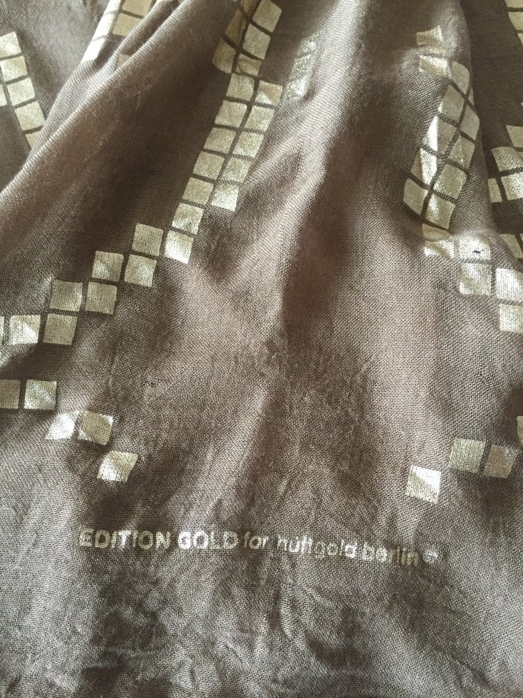 Hüftgold Berlin Viskose Schal Tuch, The Gold Edition