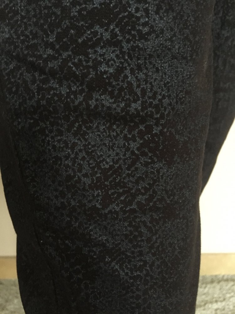 C&A Snakeprint High Waist Denim Stretch Hose Gr.38K in Metallic Optik
