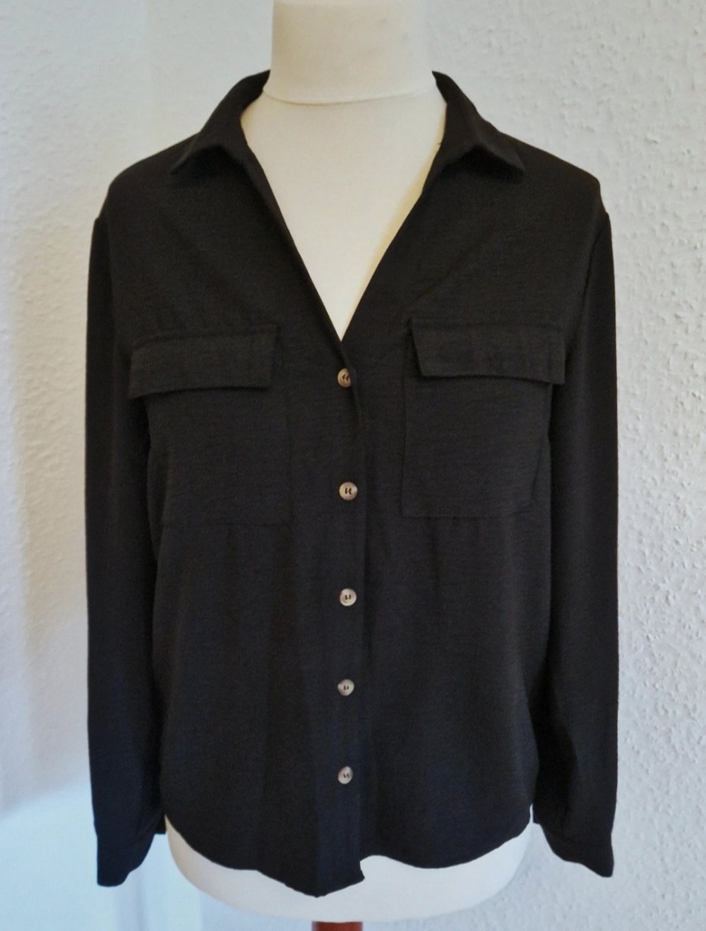 Schwarze lockerer Bluse von Pieces