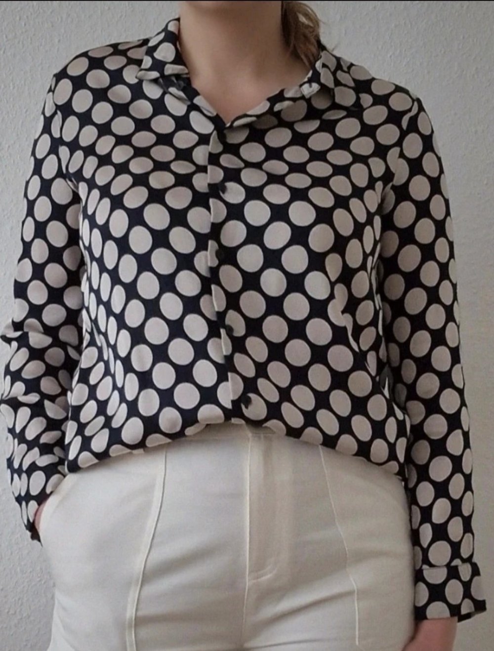 Someday Bluse gepunktet