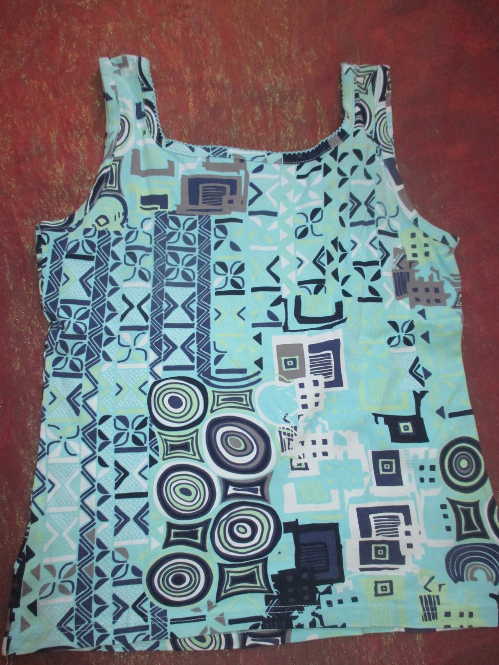 NEU * Grafik *. Boho * Ethno- Print * Träger * Tank * Top T- Shirt 