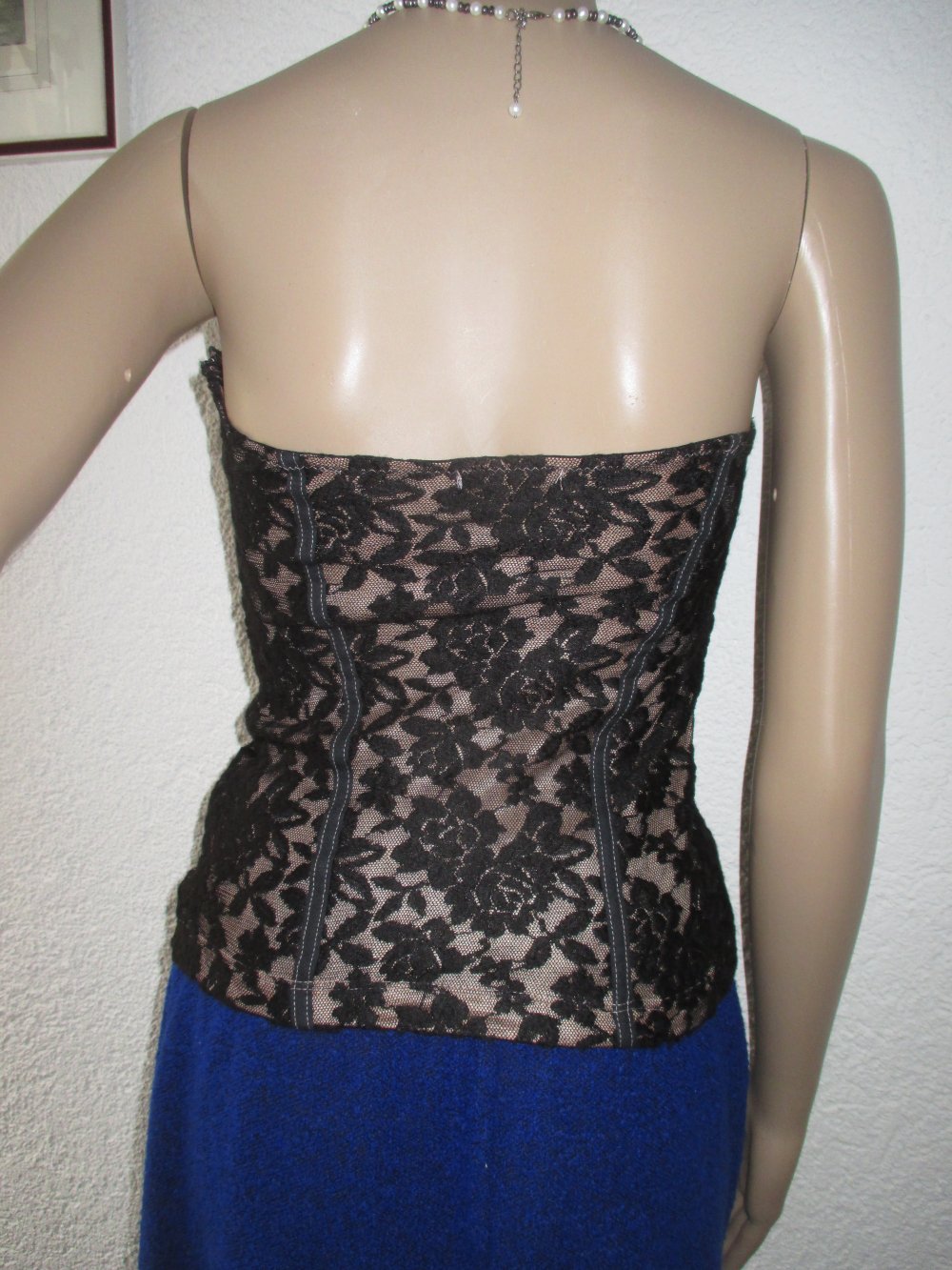 NEU * Edel * sexy * Blumen * Rosen- Blüten * Lace- Spitze * Bustier * Mieder * Corsage * Korsett 