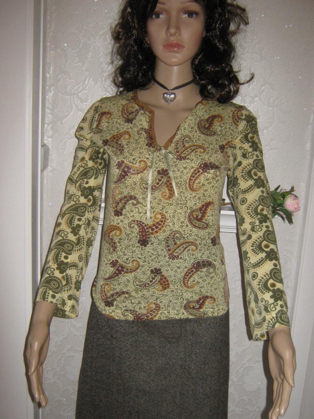 NEU * Sexy * Bodypaint * Paisley * Longsleeve * Langarm * Chiffon * Bodycon * T- Shirt * Tunika 