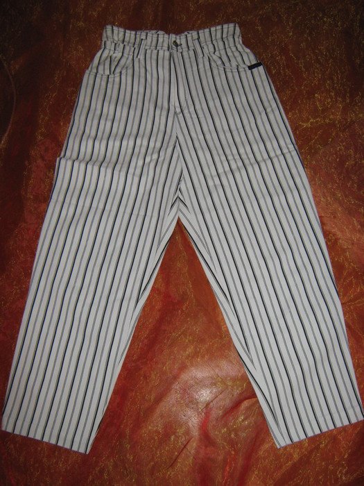 NEU * Original VINTAGE * Navy * Maritim * Sailor * Marine- Look * Streifen * Boyfriend * High Waist * Jeans- Hose ''Pampolina'' Gr. 36/ S * weiß * schwarz *