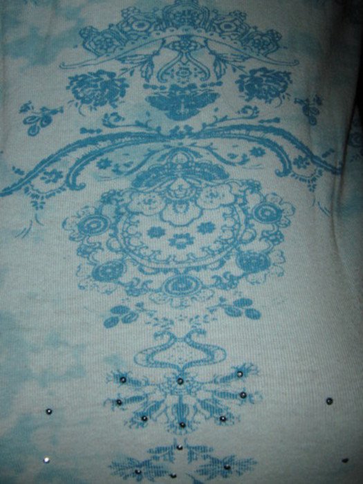    NEUw * Original VINTAGE * Silber * Glitzer * Blumen * Blüten * Flower- Power * Bodycon * T- Shirt 