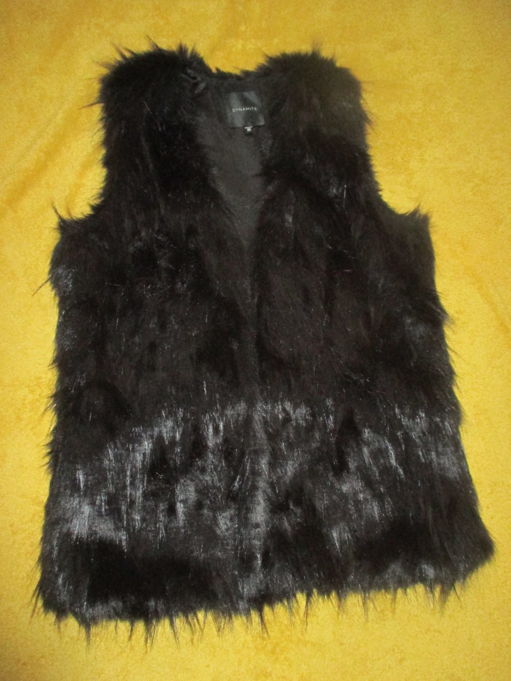  NEU * Edel * stylisch * ärmellos * Zottel * Fell- Imitat * Fake fur * Weste * Jacke 