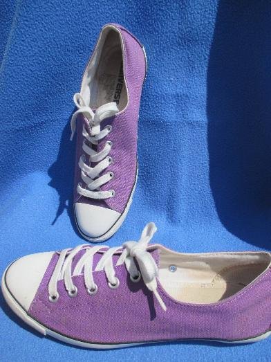 NEU * Damen * Sport * Freizeit * Canvas * Stoff * Chuck * Taylor All Star Dainty Ox * Sneaker * Schnür- Schuhe ''Converse All Star'' ORIGINAL * Gr. 38,5 = 5,5 * 7½ * lila * violett * veilchen *