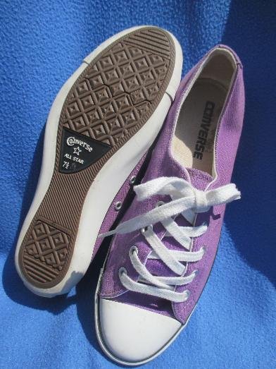 NEU * Damen * Sport * Freizeit * Canvas * Stoff * Chuck * Taylor All Star Dainty Ox * Sneaker * Schnür- Schuhe ''Converse All Star'' ORIGINAL * Gr. 38,5 = 5,5 * 7½ * lila * violett * veilchen *