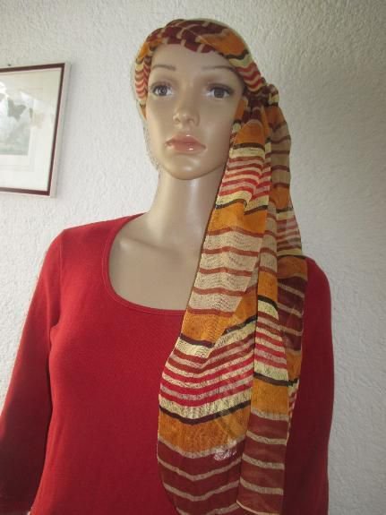 NEU * Duftig * Krepp- Chiffon * DESIGNER * XL- SCHAL * Hals- TUCH * Scarf * terra- cotta * vanille * schoko- braun *