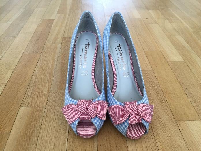 NEU * Ausgefallen * Vichy Karo * Rockabilly * Trachten- Style * Plateau * High- Heels * Stilettos * Peep Toes * Pumps * Schuhe 