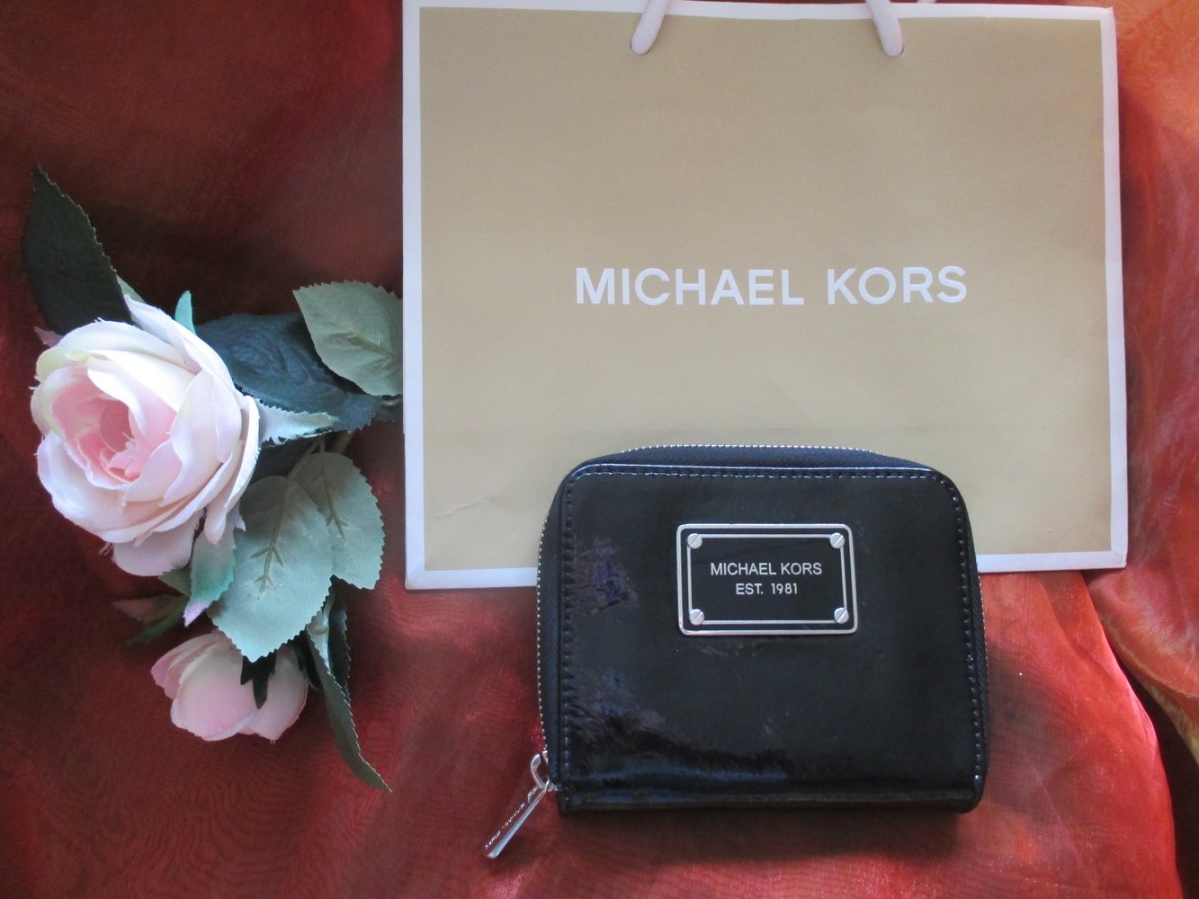 NEU * Echt * Lack- Leder * Geldbeutel * Geldbörse * Portemonnaie * Clutch * mit Zipper Reißverschluss 