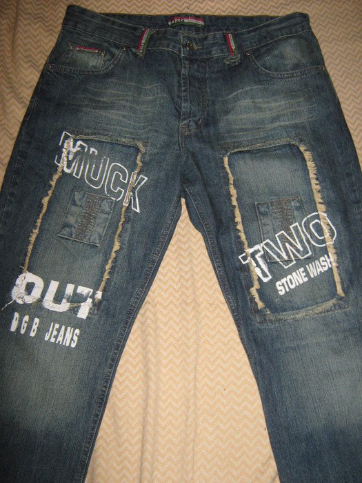 NEU * Ausgefallen * modern * Herren * Bootcut * Jeans * Hose 