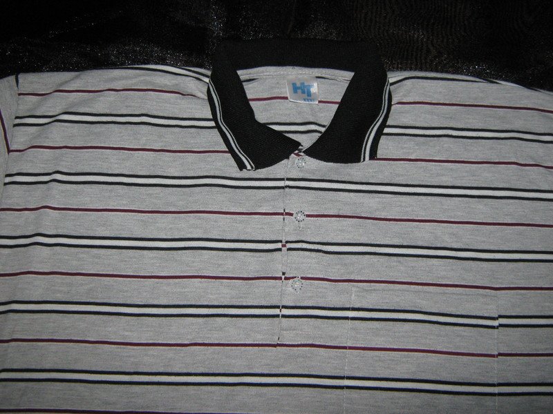 Sportiv * klassisch * Original VINTAGE * Kurzarm * Streifen * Polo * T-  Shirt * Hemd 