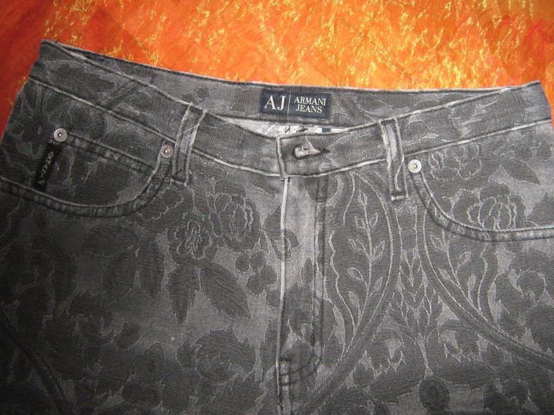 NEU * Original VINTAGE * Barock- Style * High- Waist * Jeans- Hose 