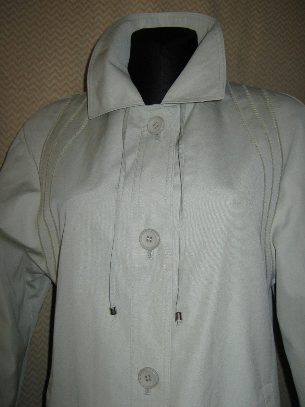  NEU * Edel * klassisch * Original VINTAGE * DESIGNER * Trench- Coat * Mantel * Gr. 36, 38- 40/ S- M * kitt *