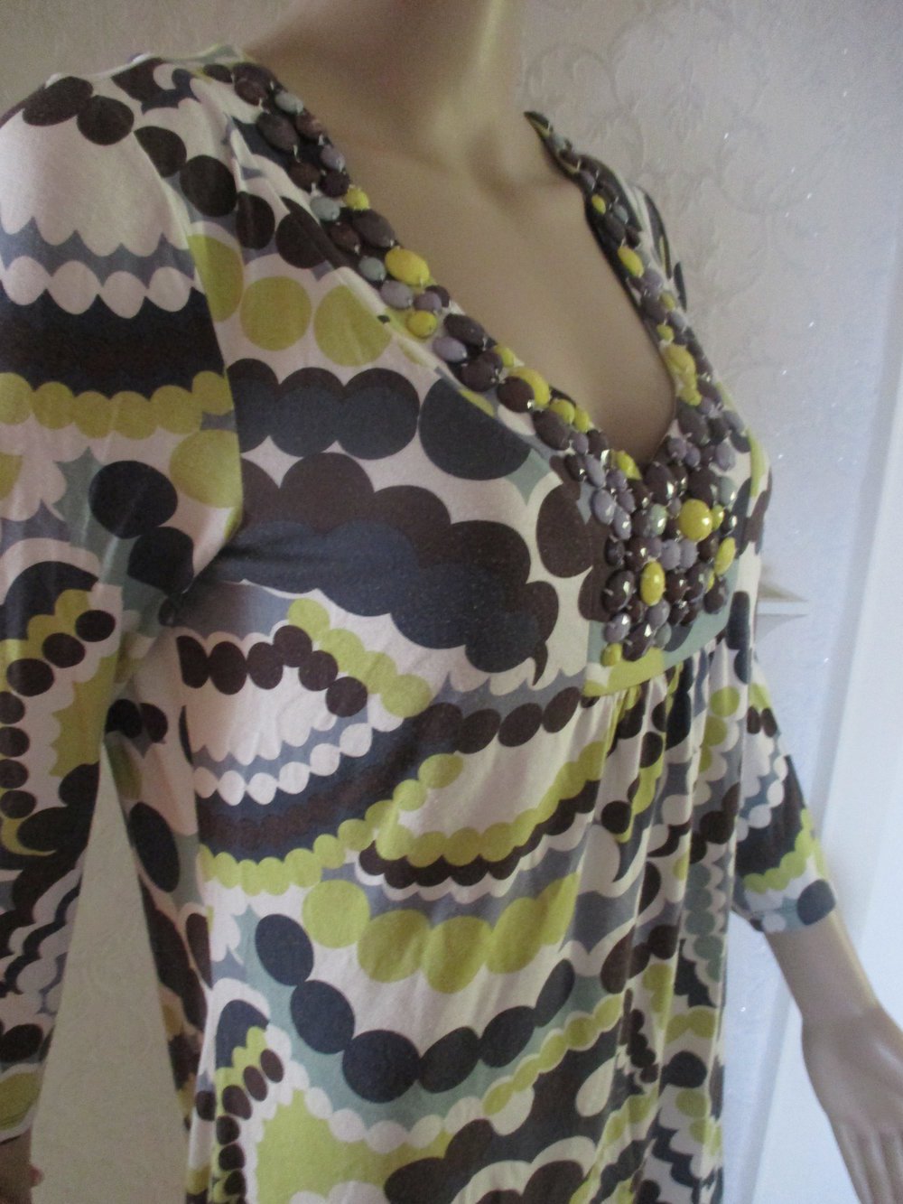 NEU * Funkelnde * Strass * Kristalle * Steine * Punkte * Polka Dots * Tupfen * Baby Doll * Retro- Style * Bodycon * Strech Kleid 