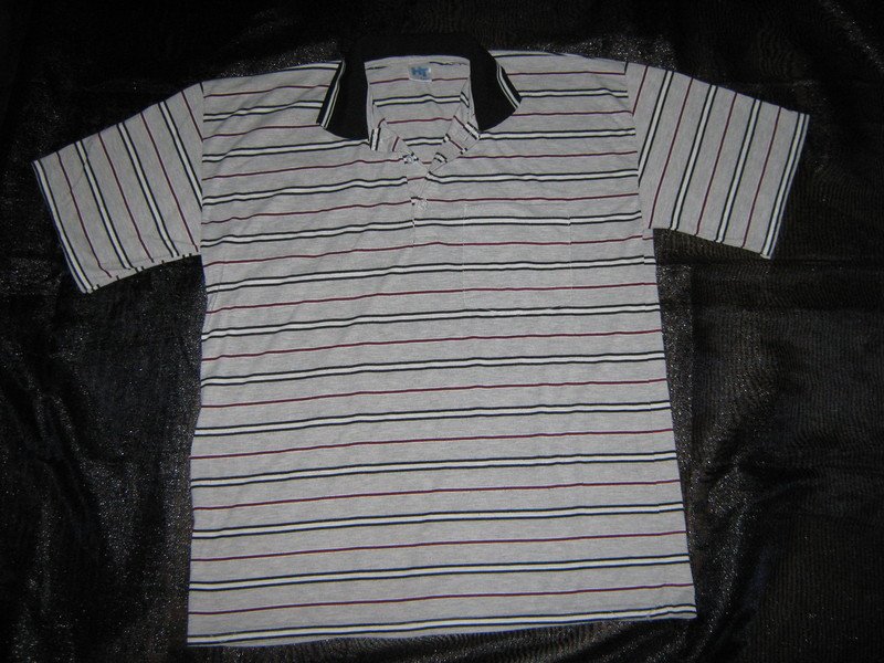 Sportiv * klassisch * Original VINTAGE * Kurzarm * Streifen * Polo * T-  Shirt * Hemd 