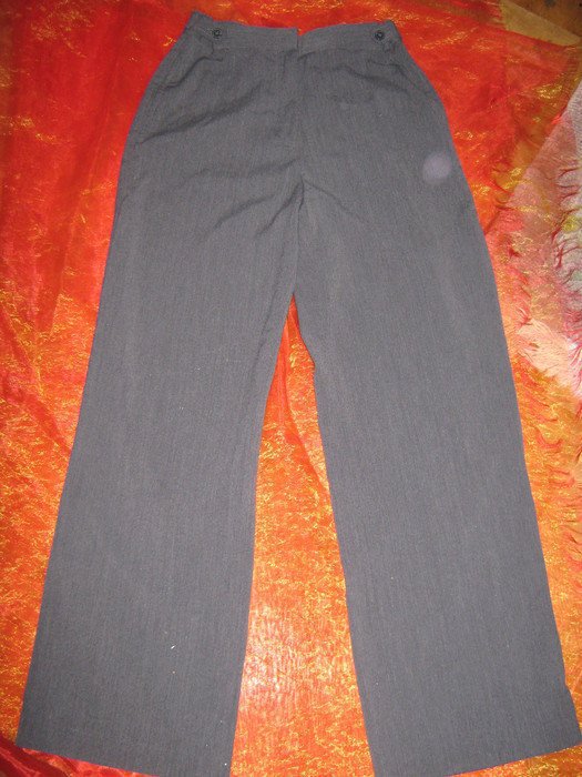 NEU * Edel * Marlene- Style * Flanell * Anzug * Hose ''Zero'' Gr. 36- 38/ S * anthrazit-grau *