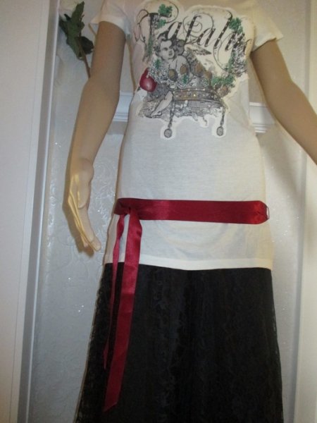 NEU * Edel * Romantik * Engel Print * Glitzer * Swarovski * Strass * Kristalle * Bodycon * Long * T- Shirt 