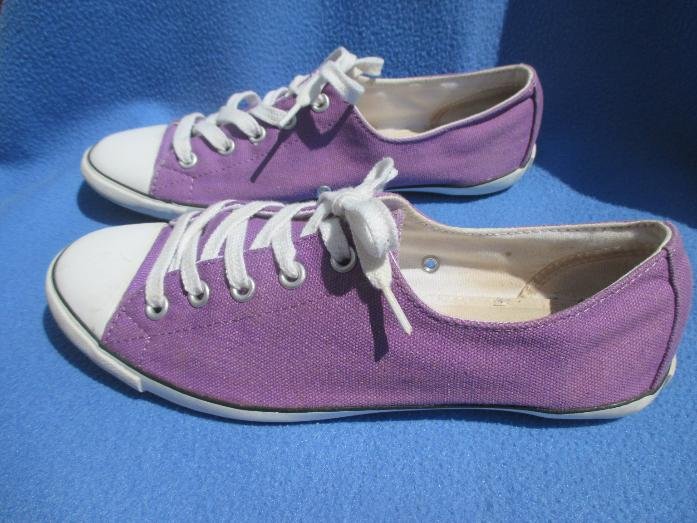 NEU * Damen * Sport * Freizeit * Canvas * Stoff * Chuck * Taylor All Star Dainty Ox * Sneaker * Schnür- Schuhe ''Converse All Star'' ORIGINAL * Gr. 38,5 = 5,5 * 7½ * lila * violett * veilchen *
