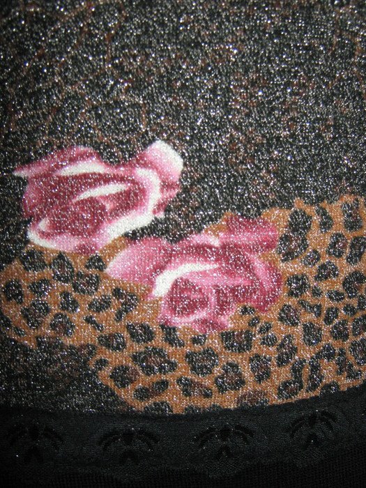 NEU * Lurex Glitzer * Rosen * Romantik * Animal- Style * Feinstrick- Pullover 