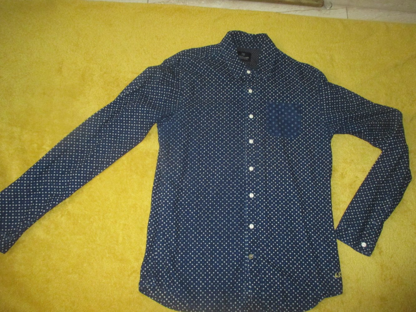  NEU * Freizeit * Business * Punkte * Tupfen * Polka Dots * Langarm * Hemd 