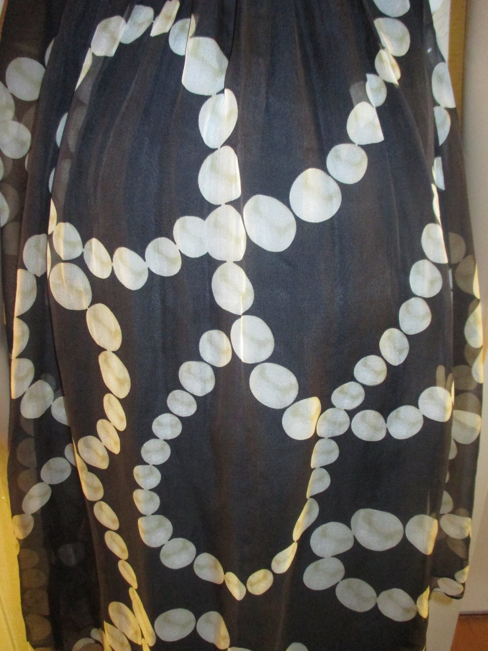 NEUw * Cocktail * Ausgeh * Anlass * Seiden- Chiffon * Punkte * Polka Dots * Tupfen * Bustier * Baby Doll * Kleid 
