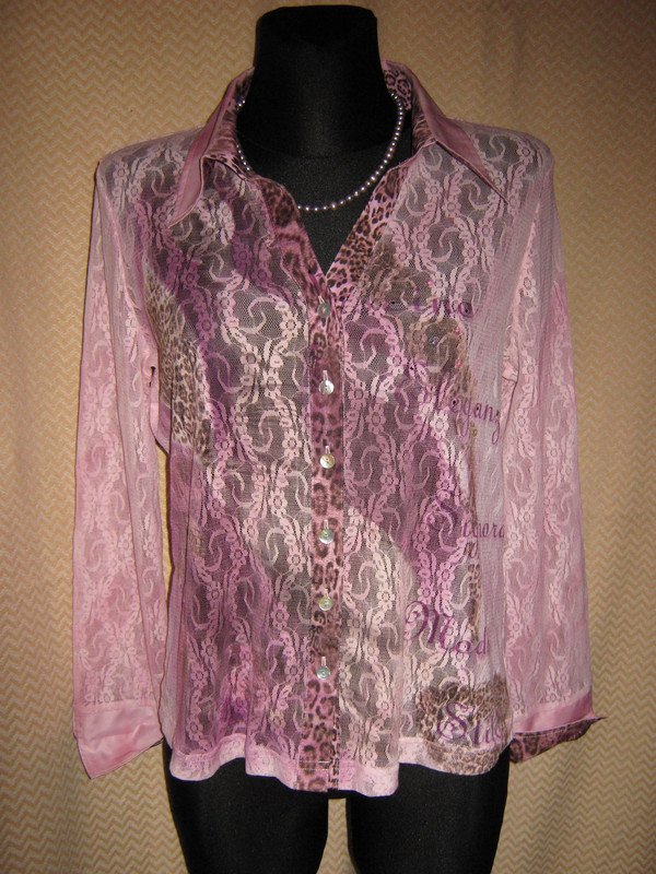 NEUw * Edel * Abend * Ausgeh * Lace- Spitzen * Pailletten Stickerei * Batik * Hemd- Bluse 