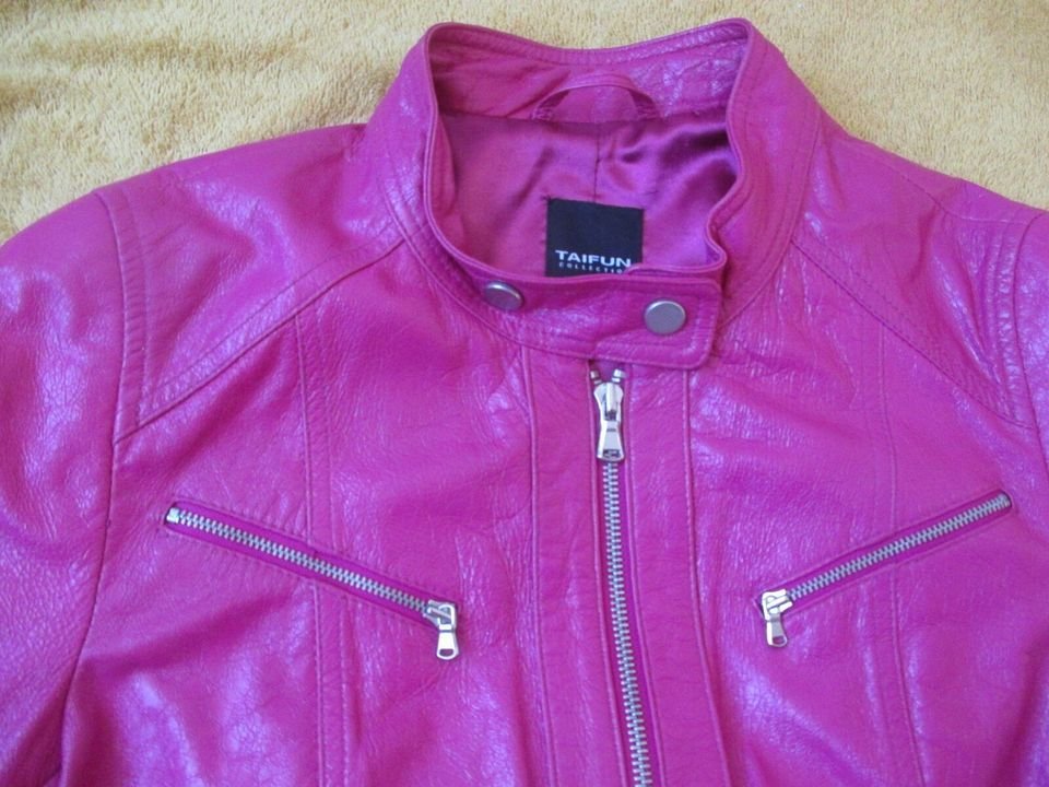 NEU * Ausgefallen * Biker-Style * Echt * Glatt * Nappa * Leder * Jacke * Lederjacke 