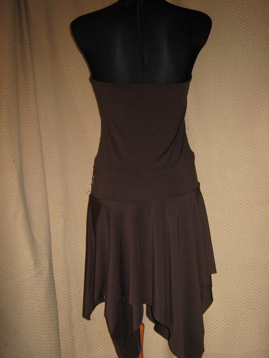 NEU * Original VINTAGE * Edel * Anlass * Party * Cocktail * Abend * Strass * Kristalle * Glitzer * Stickerei * Neckholder * Zipfel * Kleid 