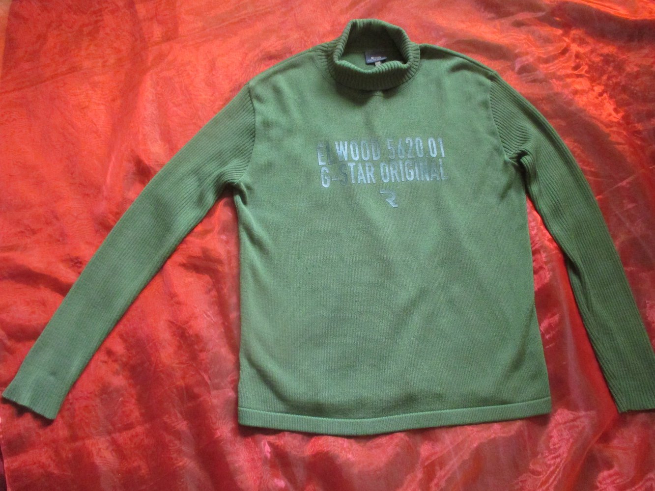 NEUw * Herren oder auch Damen * Rollkragen * Strick- Pullover mit Print 