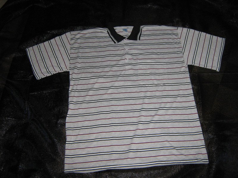 Sportiv * klassisch * Original VINTAGE * Kurzarm * Streifen * Polo * T-  Shirt * Hemd 