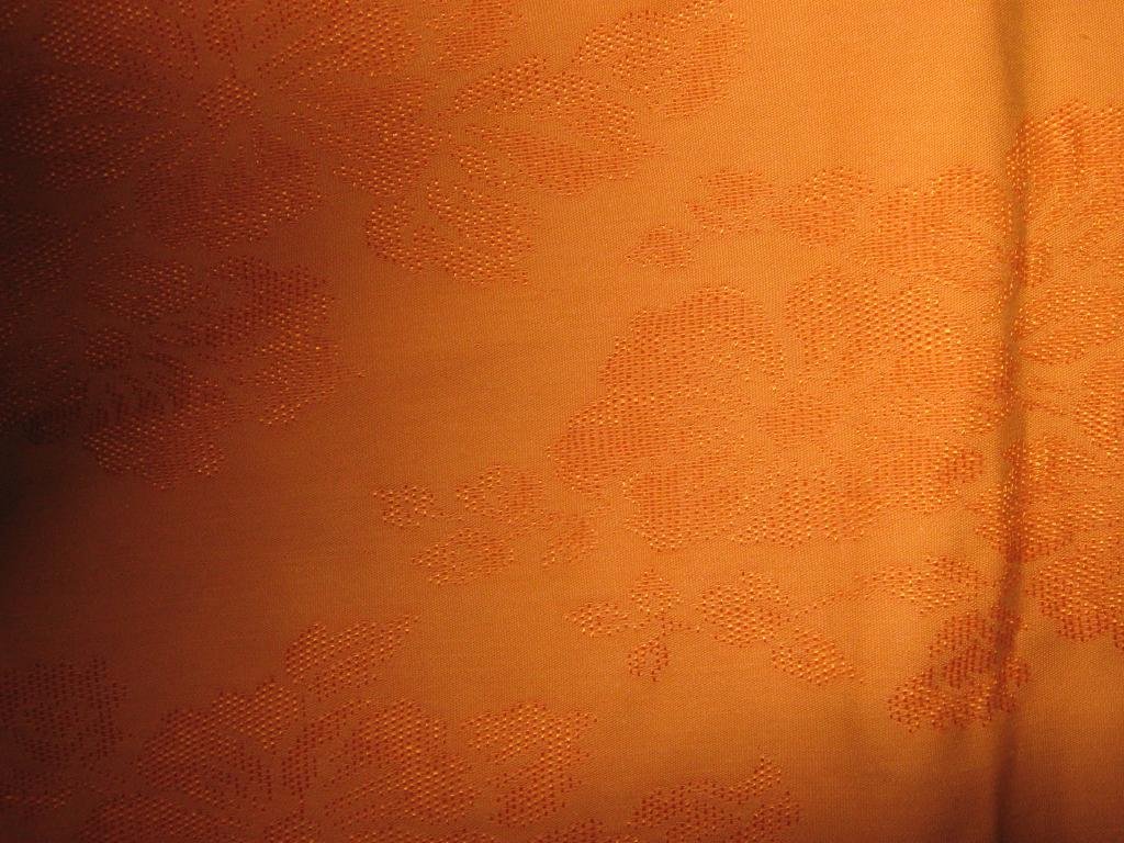NEU * Edel * ausgefallen * Original VINTAGE * Designer * Rokoko * Blüten * Gobelin- Style * Anzug * Stoff * High Waist * Karotten * Hose * Gr. 34/ XS * orange- mandarin *