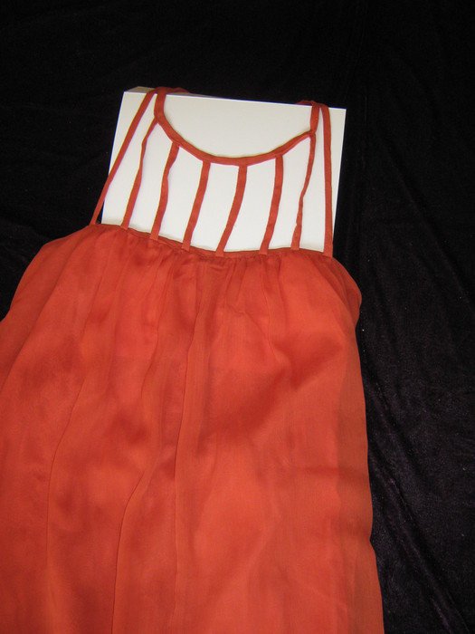 NEU * Sexy * edel * Seiden- Chiffon * Abend * Ausgeh * Träger- Kleid 