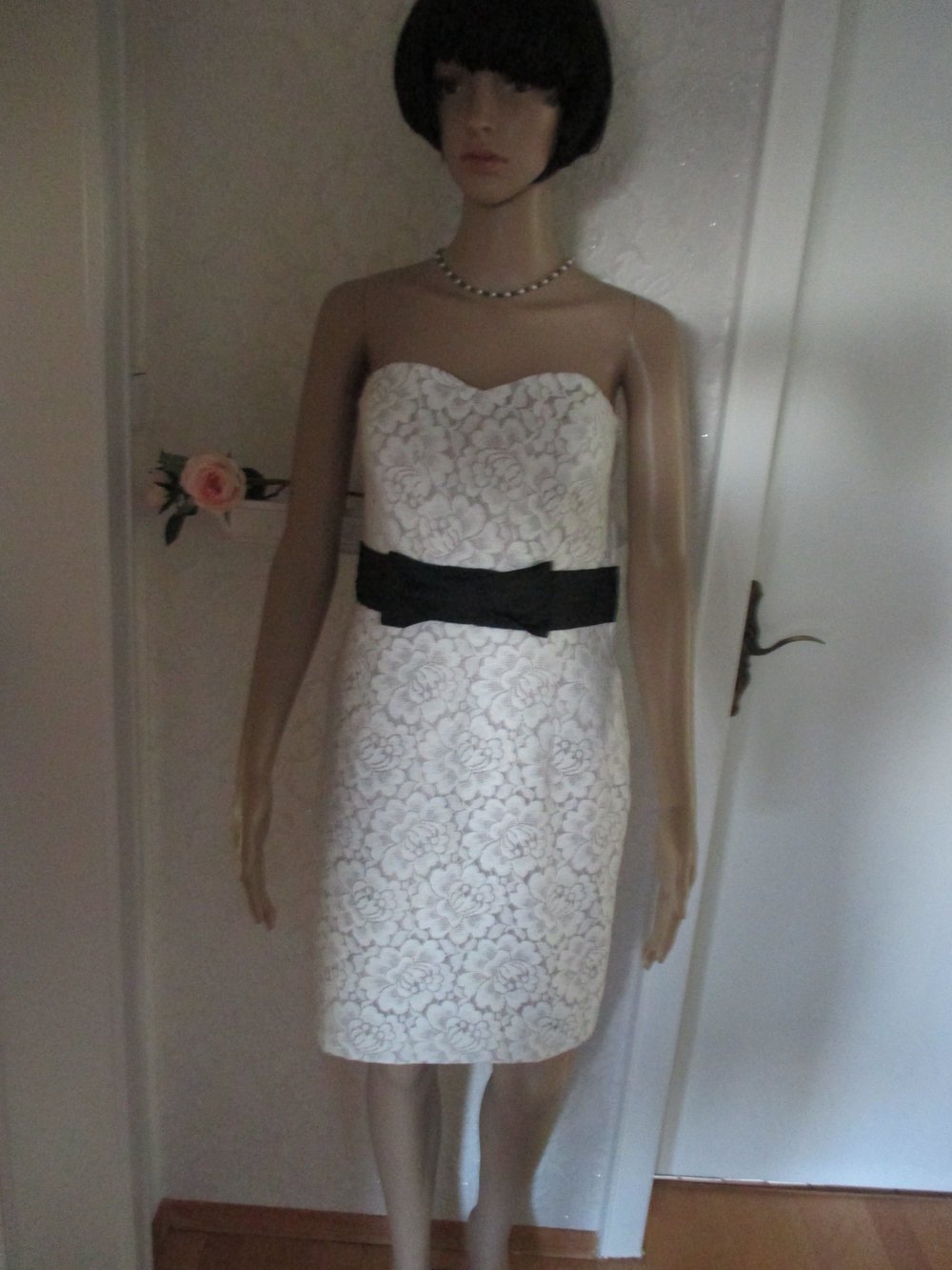 NEU * 60er Jahre Style * Lace- Spitzen * Cocktail * Abend * Anlass * Bustier * Kleid mit Schleife 