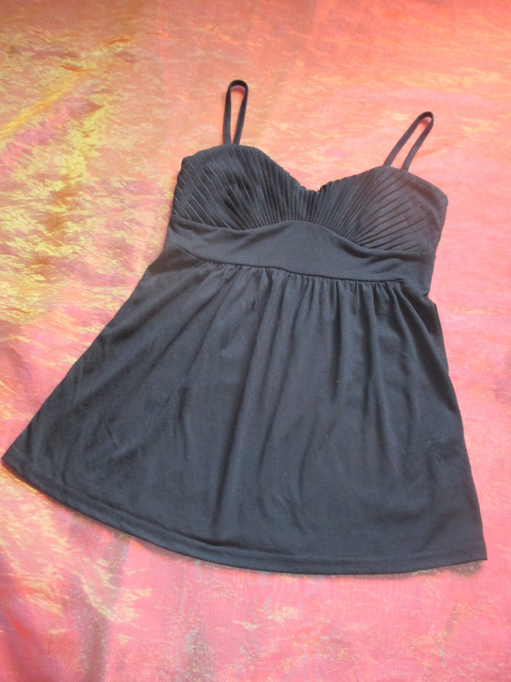 NEU * Baby Doll- Style * Spaghetti- Träger * Top * T- Shirt 