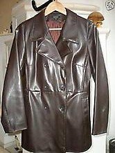 NEUw * Stylisch * Original VINTAGE * Vegan * Leder- Imitat * Long * Blazer * Jacke 