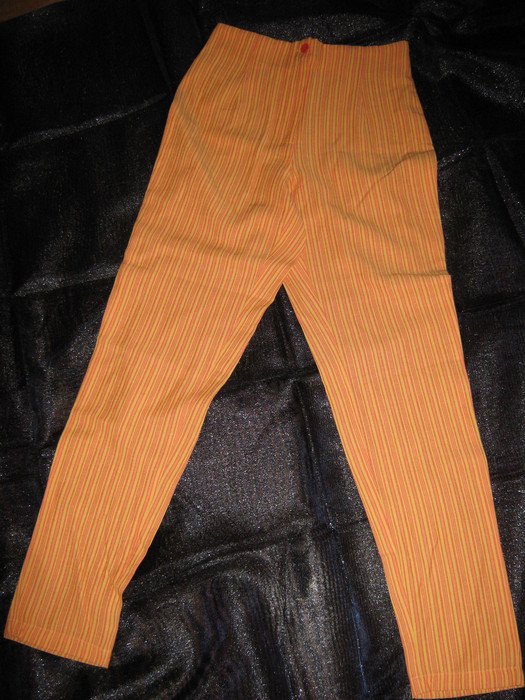  NEU * Ausgefallen * edel * Streifen * Skiny * Röhren * Anzug * Leinen * Hose 