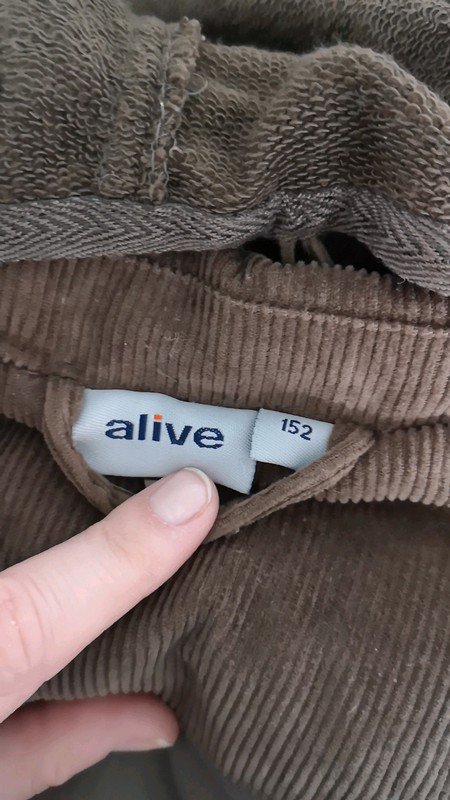 Übergangs-/Frühlingsjacke Cordjacke khaki