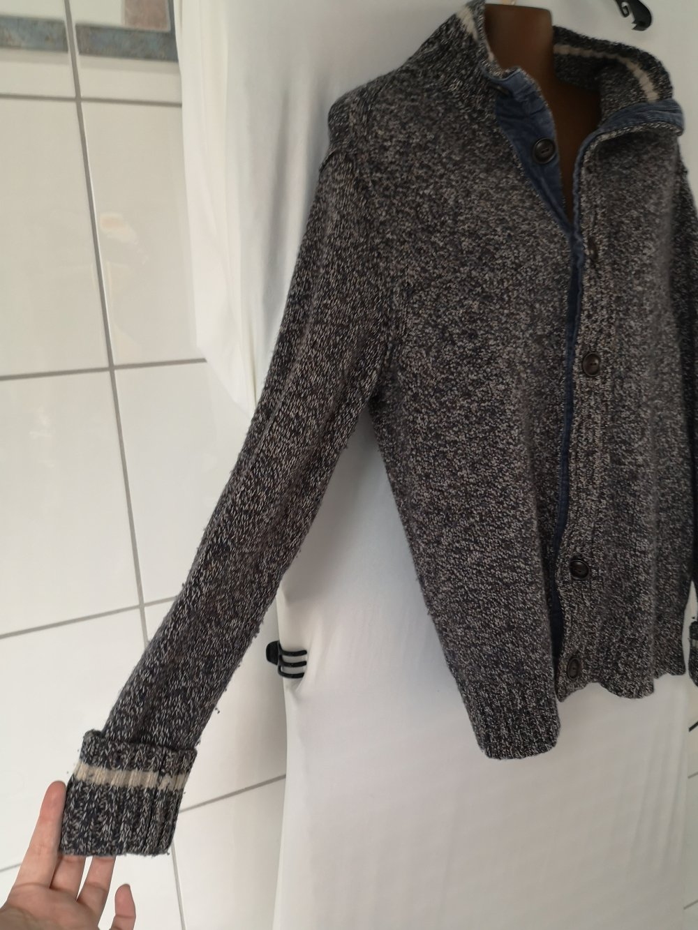 Tommy Hilfiger Cardigan mit Ellbogen Patches