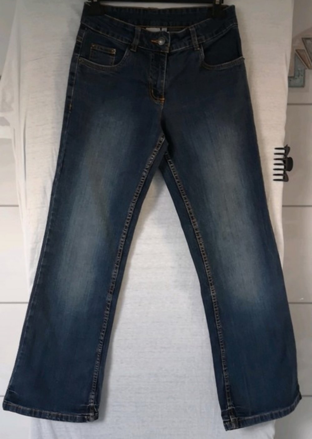 Dunkelblaue Jeans in Gr. 158
