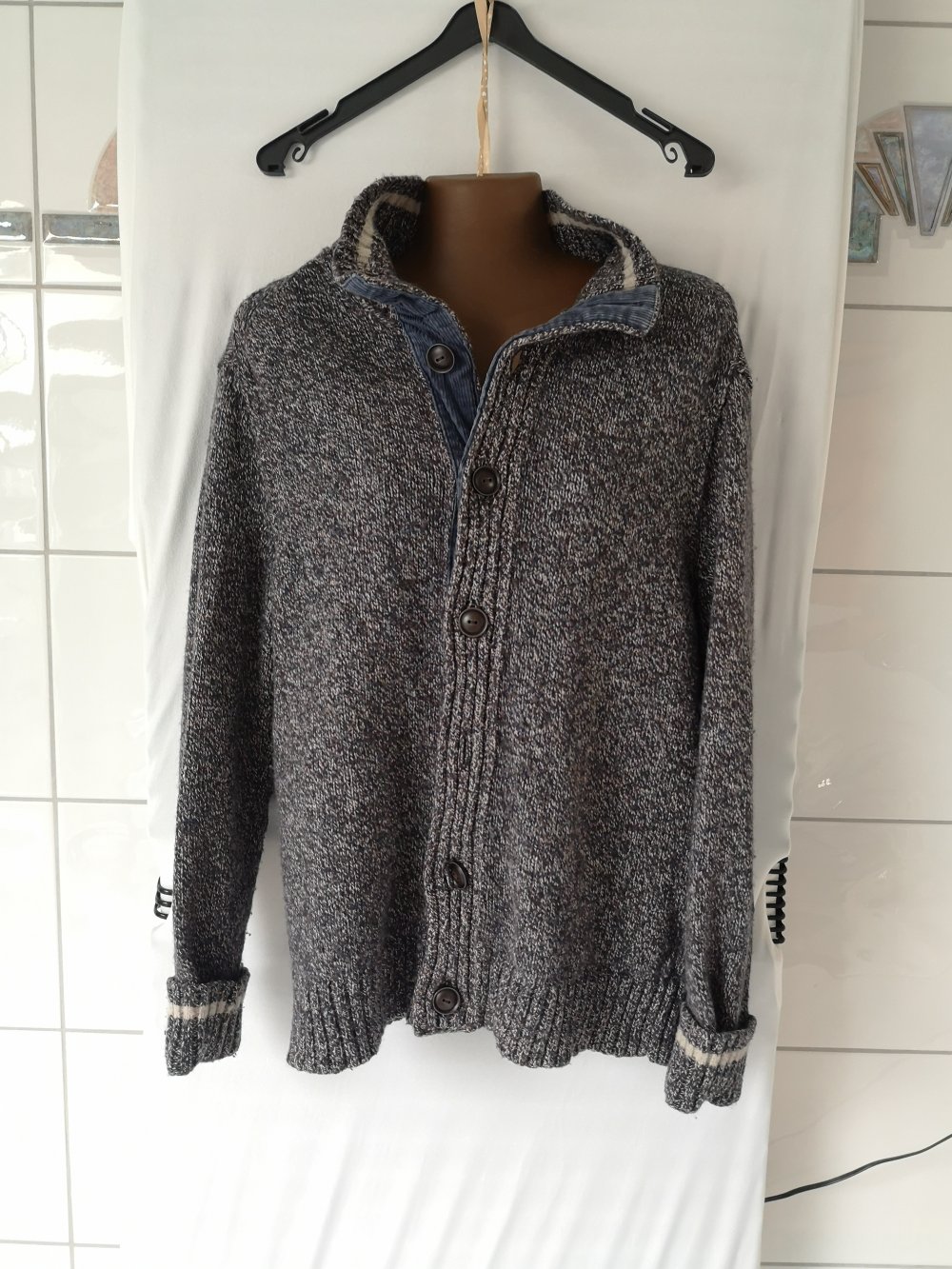 Tommy Hilfiger Cardigan mit Ellbogen Patches