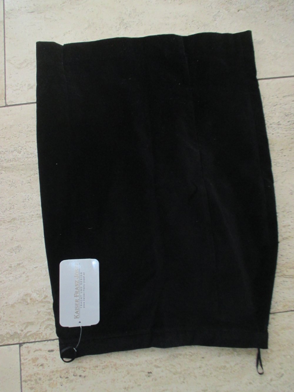 Trachten-/ Samt- Rock,  Marke: Kaiser Franz-Josef - Tracht und Design,  schwarz,  Gr. 34